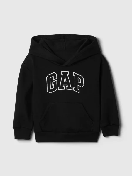 GAP Sweater majica / bijela crna
