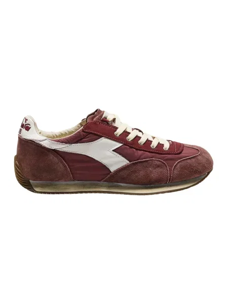 Sneakersy Diadora skórzane czerwone