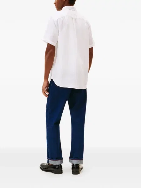 Cămașă Tommy Hilfiger de in alb