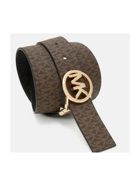 Curea Michael Michael Kors reversibilă maro