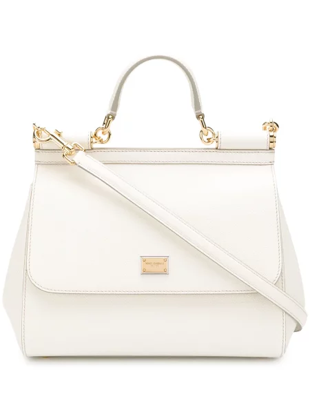Geantă shopper Dolce & Gabbana alb