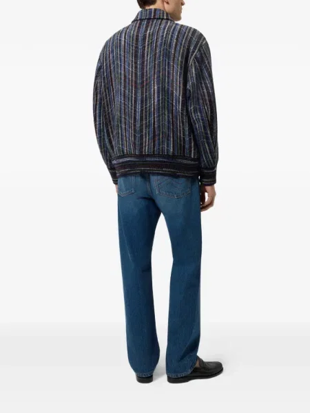 Geacă Missoni tricotate albastru