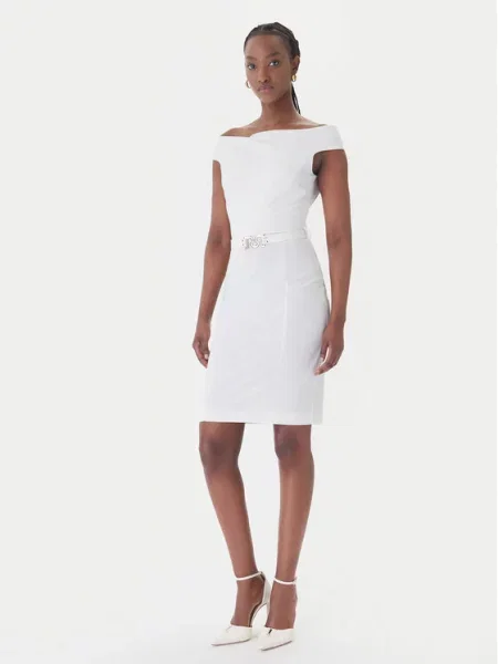 Rinascimento Коктейльна сукня білий