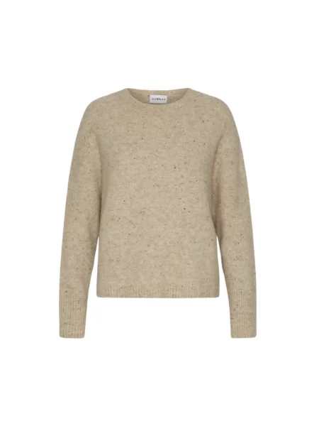Sweter Marella brązowy