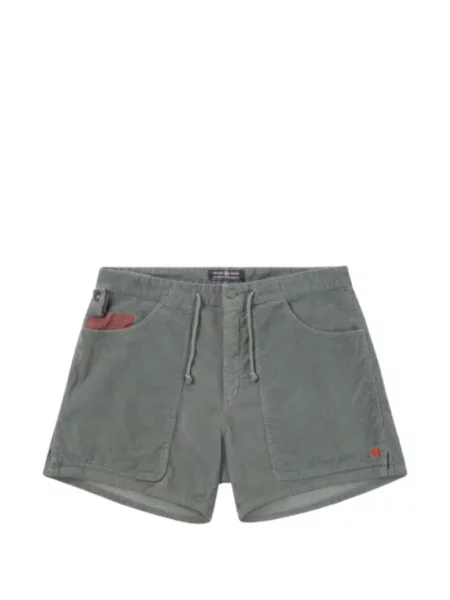 Samt kratke hlače Amundsen s vezicama siva