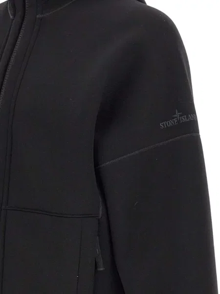 Hoodie Stone Island πέτρες μαύρο