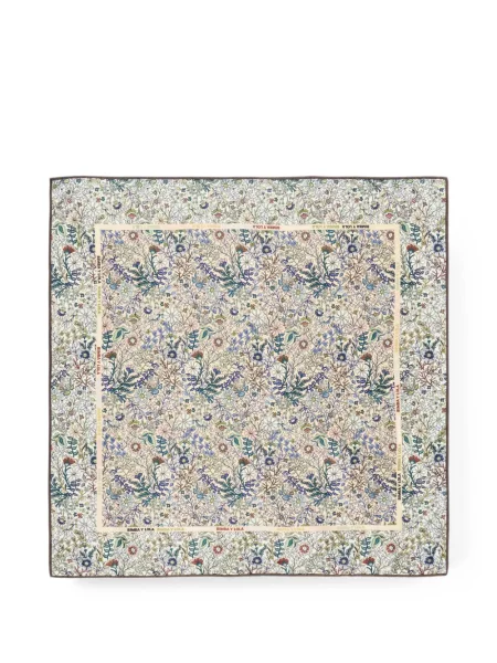Fular Bimba Y Lola cu model floral cu autograf