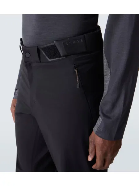 Pantaloni de schi Sease de lână negru