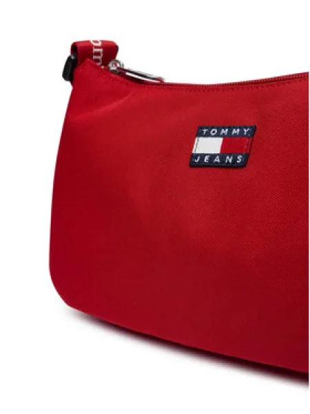 Tommy Jeans Torba za čez ramo ESS DAILY' rdeča