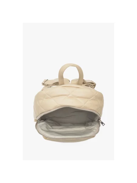 Кожаный рюкзак Estro бежевый