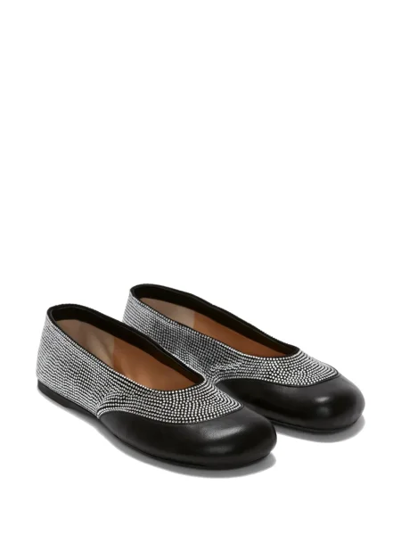 Балеринки Jw Anderson с кристали черно