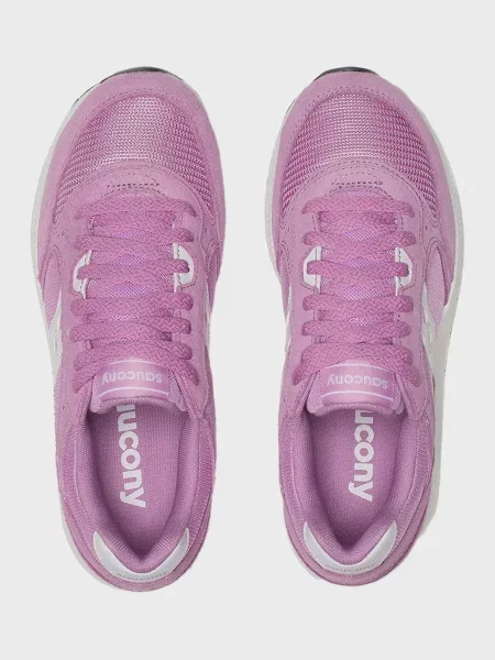 Замшевые кроссовки Saucony розовые