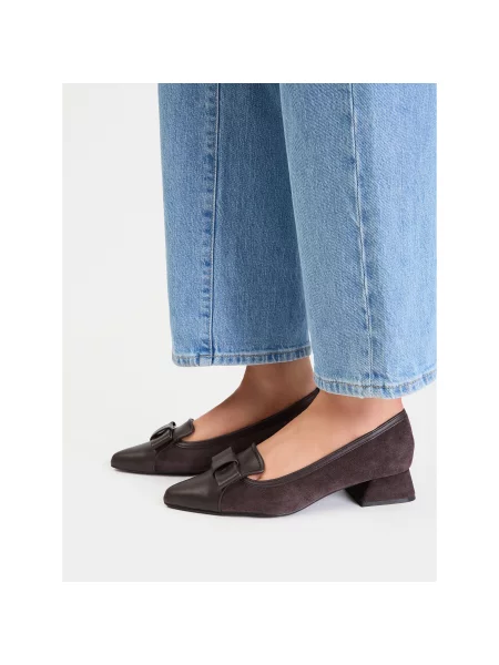 Pantofi pumps Lasocki închis maro
