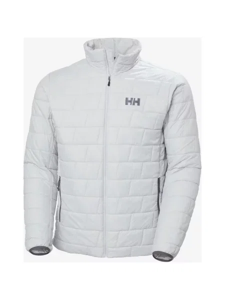 Kurtka z kapturem Helly Hansen LIFALOFT Insulator jasnoszary XL biała