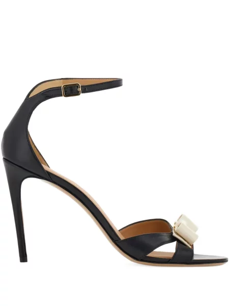 Sandale Ferragamo cu funde negru