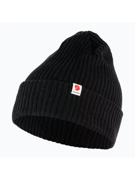 Шапка Fjallraven Rib Hat чорний