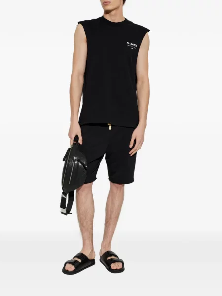 Tricou Allsaints cu imagine negru