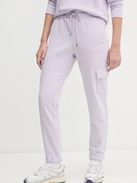 Donji dio trenirke Dkny bez uzorka ljubičasta