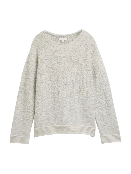 TOM TAILOR Pulover deschis gri