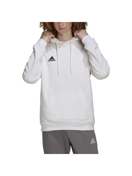 Geacă Adidas Performance cu glugă alb