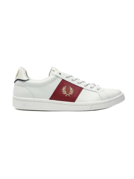 Sneakersy Fred Perry skórzane białe