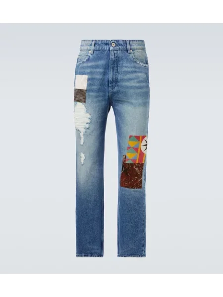 Дънки straight leg Loewe синьо