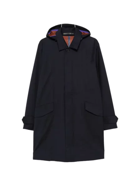 Palton Paul Smith cu glugă albastru