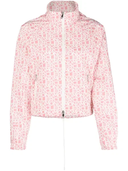 Geacă Moncler cu imagine roz