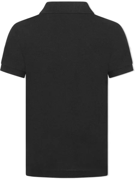 Koszulka polo dziecięca Lacoste czarna