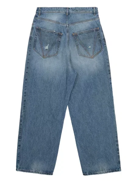 Blugi Vetements zdrențuiți albastru