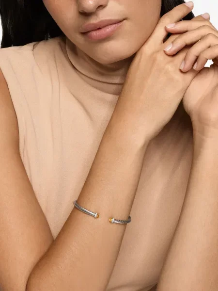 Βραχιόλι David Yurman ασημί