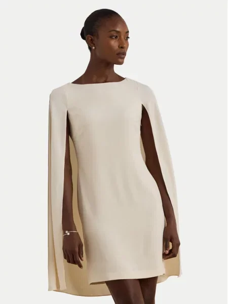 LAUREN RALPH LAUREN Rochie cocktail Crem