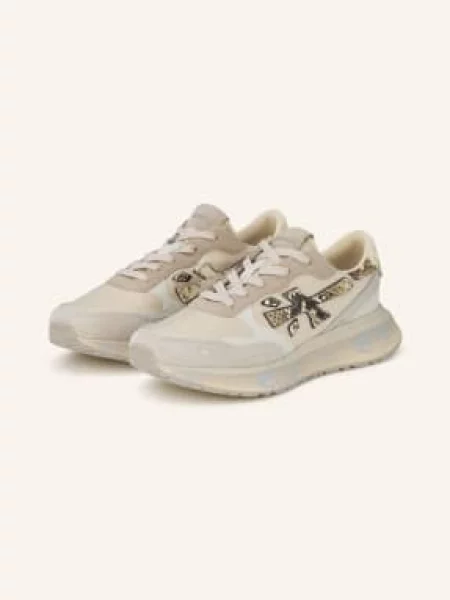 Premiata Sneakersy Lauryn weiss beżowe