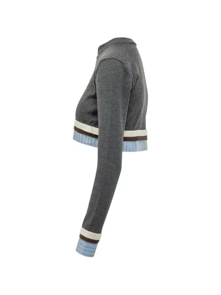Decupat cardigan Msgm gri