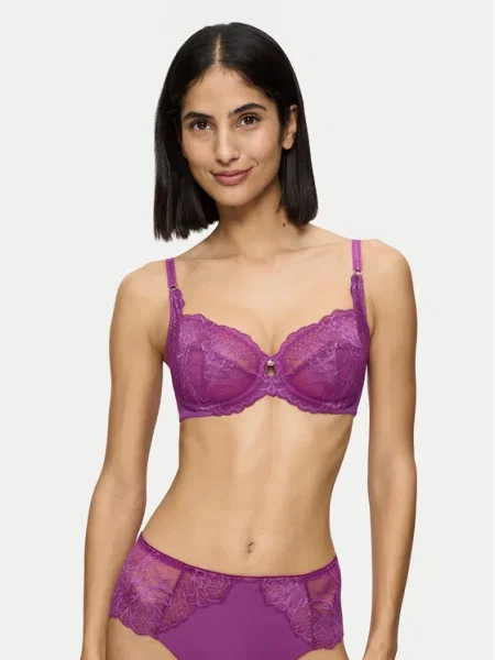 Triumph Сутиен с банели Wild Peony Florale виолетов