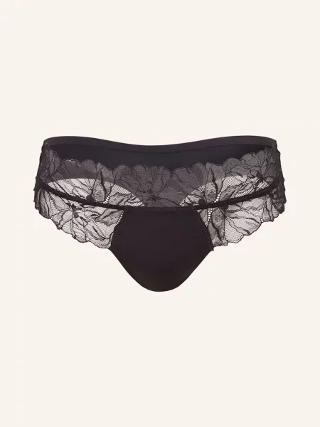Calvin Klein Stringi Perfectly Fit Lace schwarz czarne