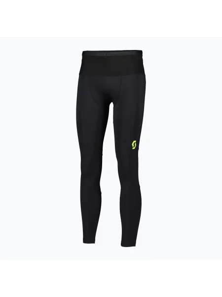 Бігові легінси SCOTT RC Run Full Tights чорний/жовтий чорні