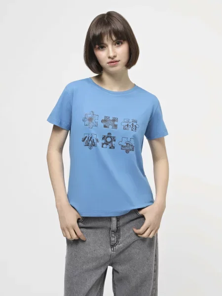 Футболка Chikiss синяя