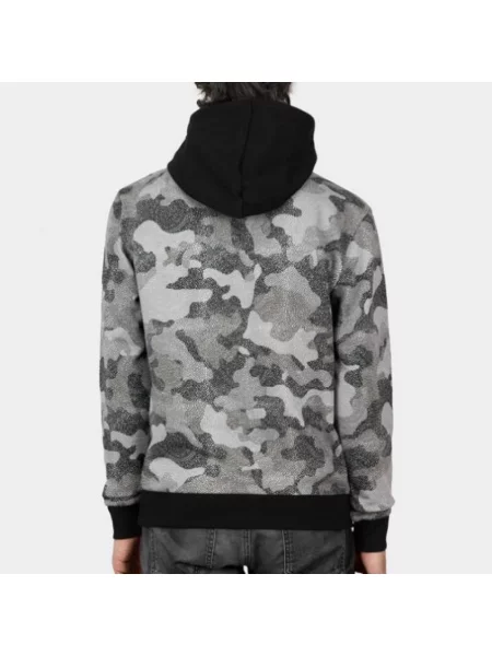 Bluza z kapturem Hugo Boss z kapturem szara