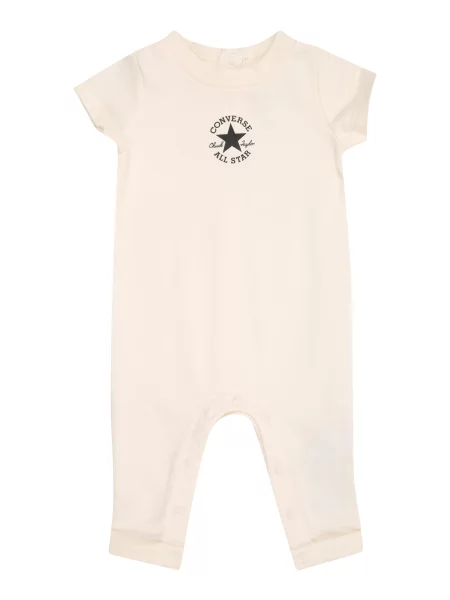 CONVERSE Salopetă negru / lână alb