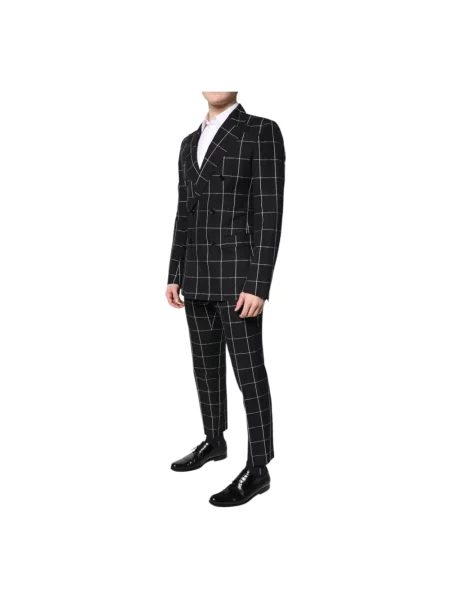 Garnitur Dolce And Gabbana dwurzędowy czarny