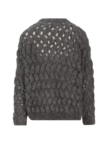 Pulover Brunello Cucinelli gri