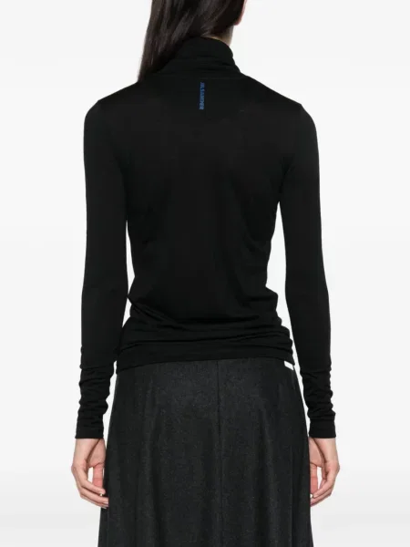 Tricou Jil Sander cu imagine negru