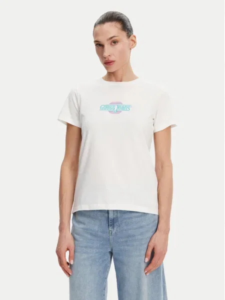 Guess Jeans Tricou alb