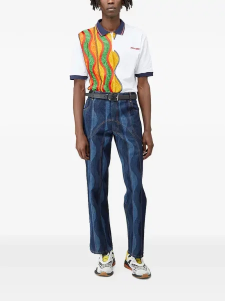 Tricou polo Ahluwalia alb