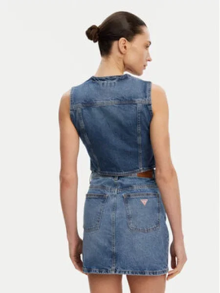 Guess Jeans Liemenė Tamsiai mėlyna