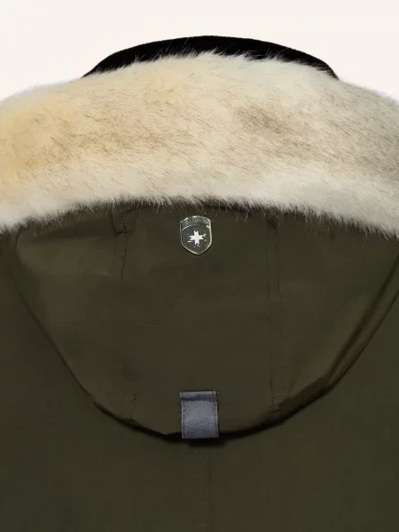Wellensteyn Parka Enterprise Z Obszyciem Ze Sztucznego Futra I Wypełnieniem Dupont™ Sorona® gruen