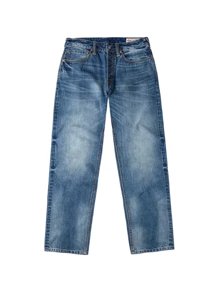 Blugi Evisu cu imagine albastru