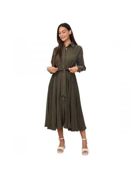 Šaty La Modeuse khaki