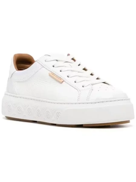 Sneakersy Tory Burch skórzane białe